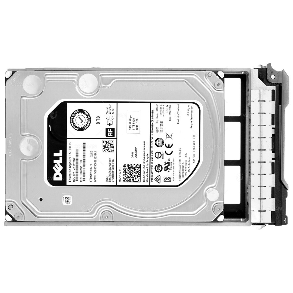 GKWHP DELL HDD 8TB 7.2K SAS 12G 3.5" LFF